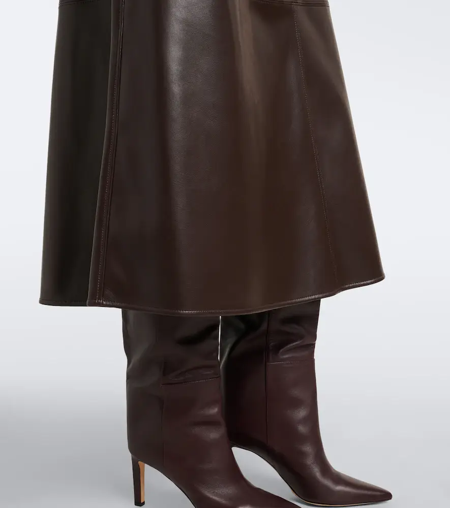 'S Max Mara 'S Max Mara Paneled coated jersey midi skirt | Thumbnail 2 'S Max Mara 'S Max Mara Paneled coated jersey midi skirt | Thumbnail 2