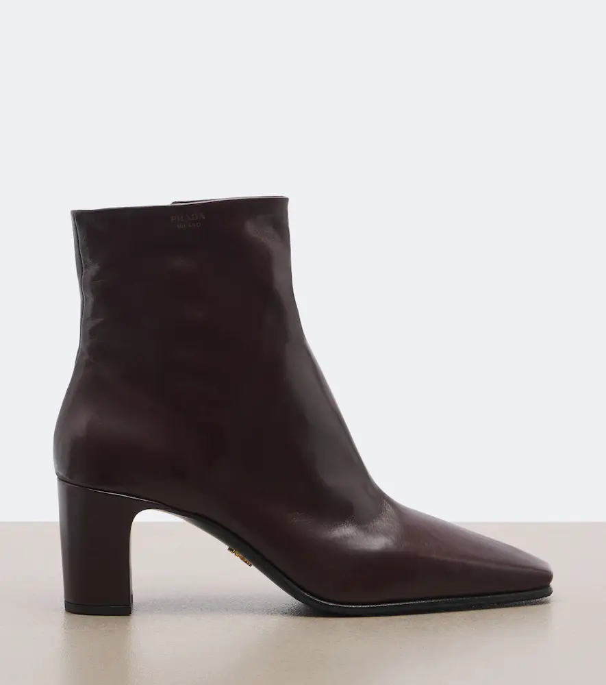 Prada Leather ankle boots | Thumbnail 3 Prada Leather ankle boots | Thumbnail 3