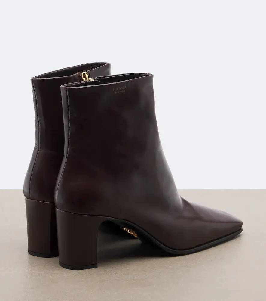 Prada Leather ankle boots | Thumbnail 4 Prada Leather ankle boots | Thumbnail 4