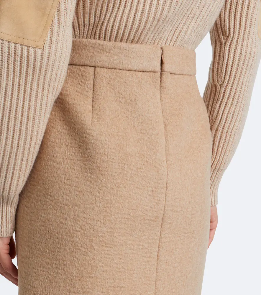 Max Mara Camel hair and mohair miniskirt | Thumbnail 3 Max Mara Camel hair and mohair miniskirt | Thumbnail 3