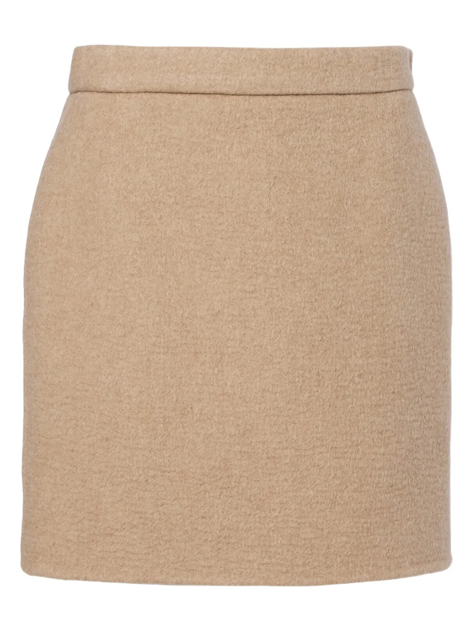 Camel hair and mohair miniskirt Camel hair and mohair miniskirt