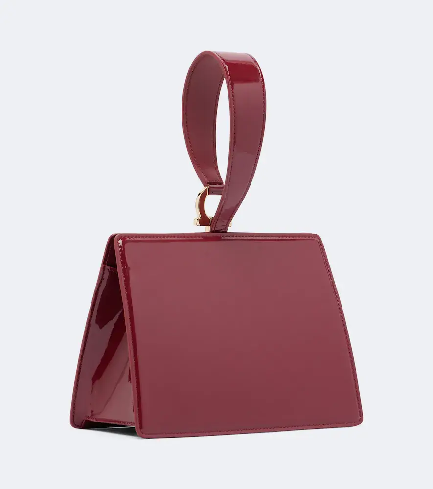 Ferragamo Gancini Small patent leather clutch | Thumbnail 3 Ferragamo Gancini Small patent leather clutch | Thumbnail 3