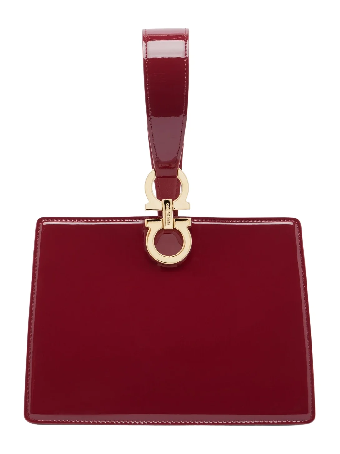 Gancini Small patent leather clutch Gancini Small patent leather clutch