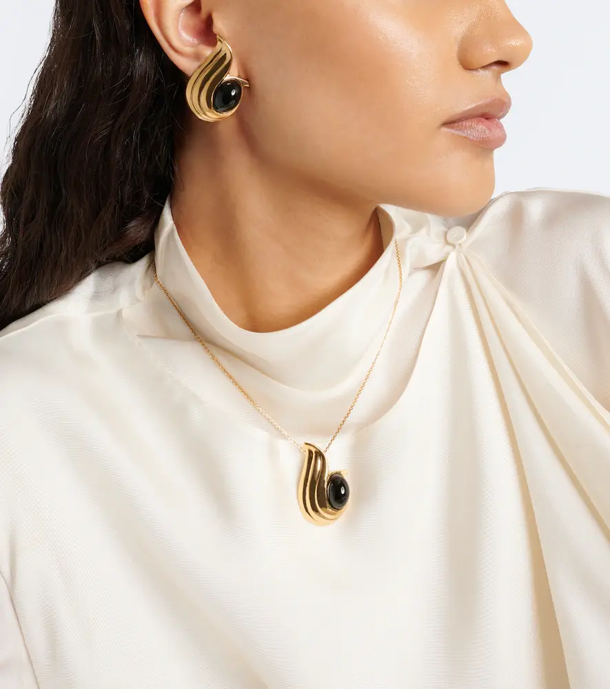 Ferragamo Embellished clip-on earrings | Thumbnail 5