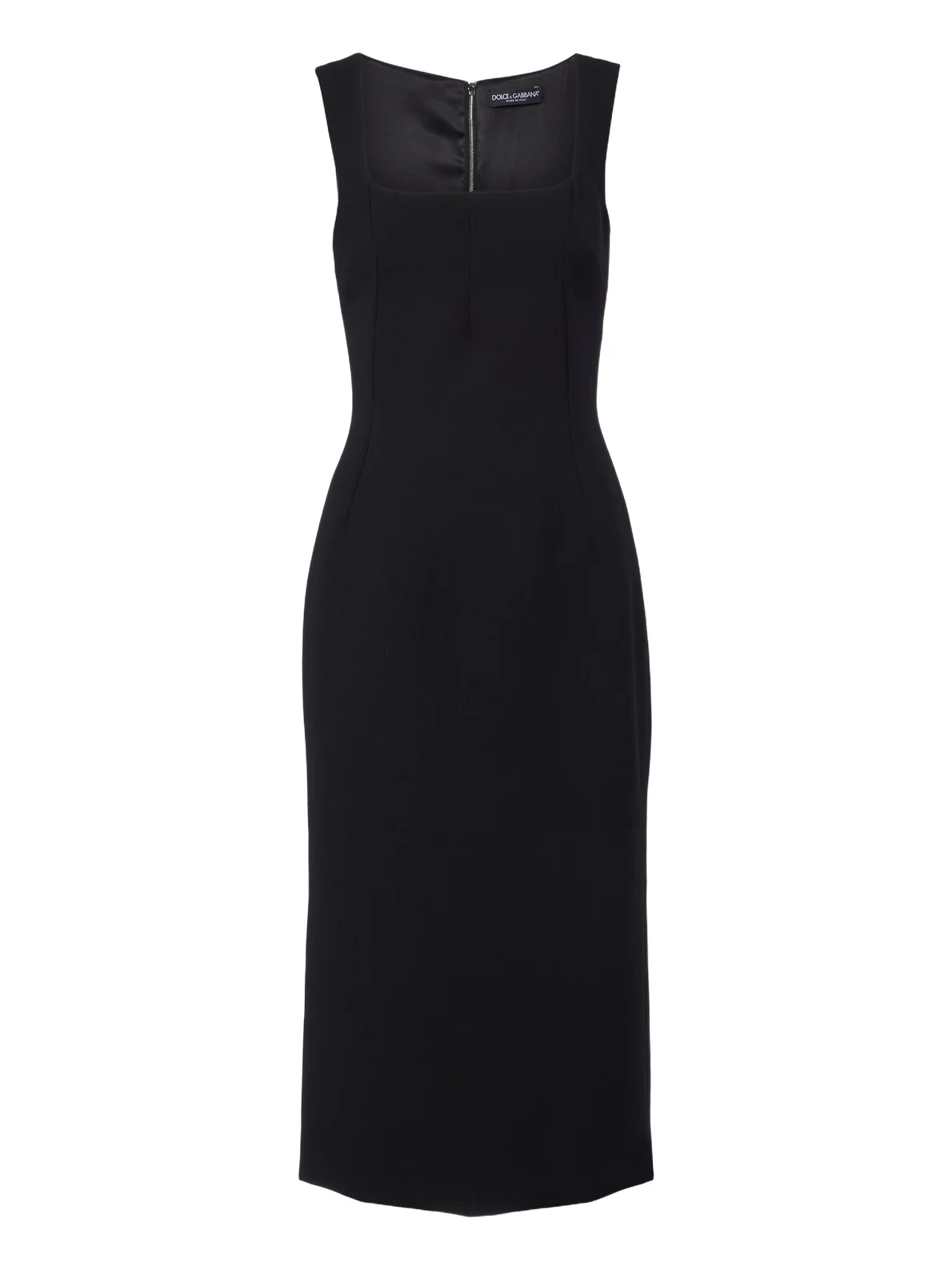 Virgin wool crêpe midi dress Virgin wool crêpe midi dress