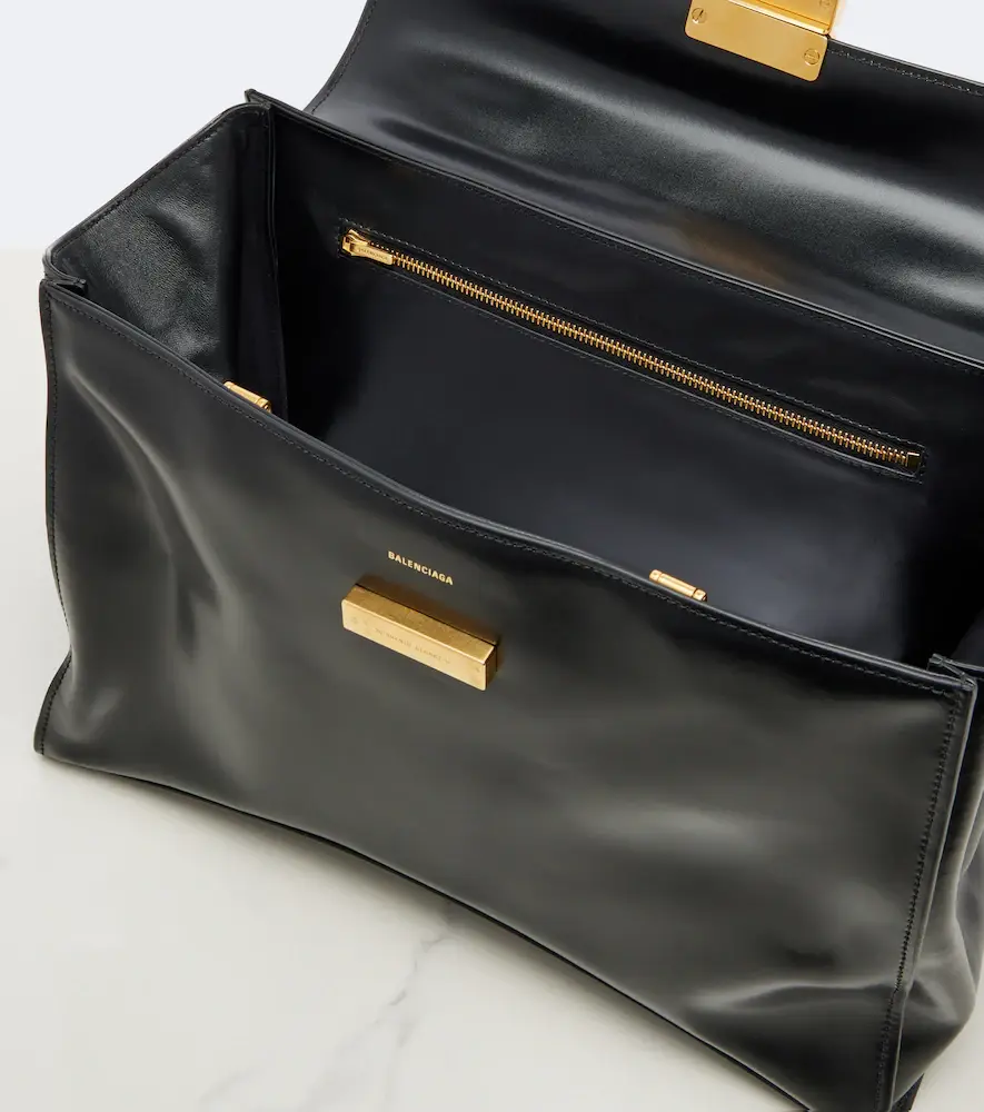 Balenciaga Hourglass Avenue Medium leather top-handle bag | Thumbnail 3 Balenciaga Hourglass Avenue Medium leather top-handle bag | Thumbnail 3