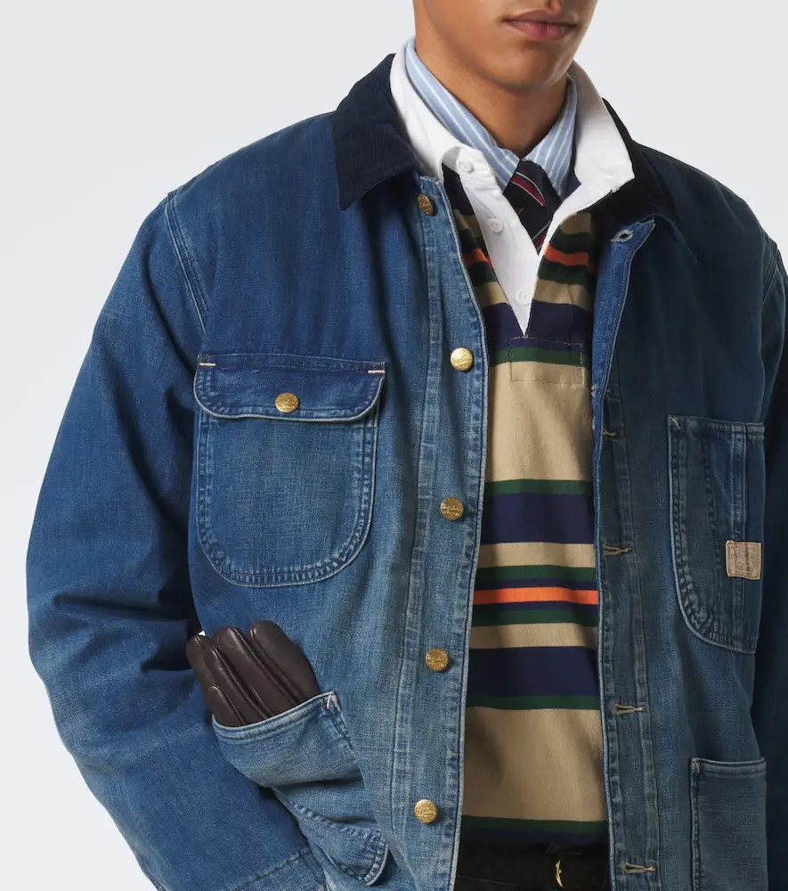 Polo Ralph Lauren Corduroy-trimmed denim jacket | Thumbnail 5