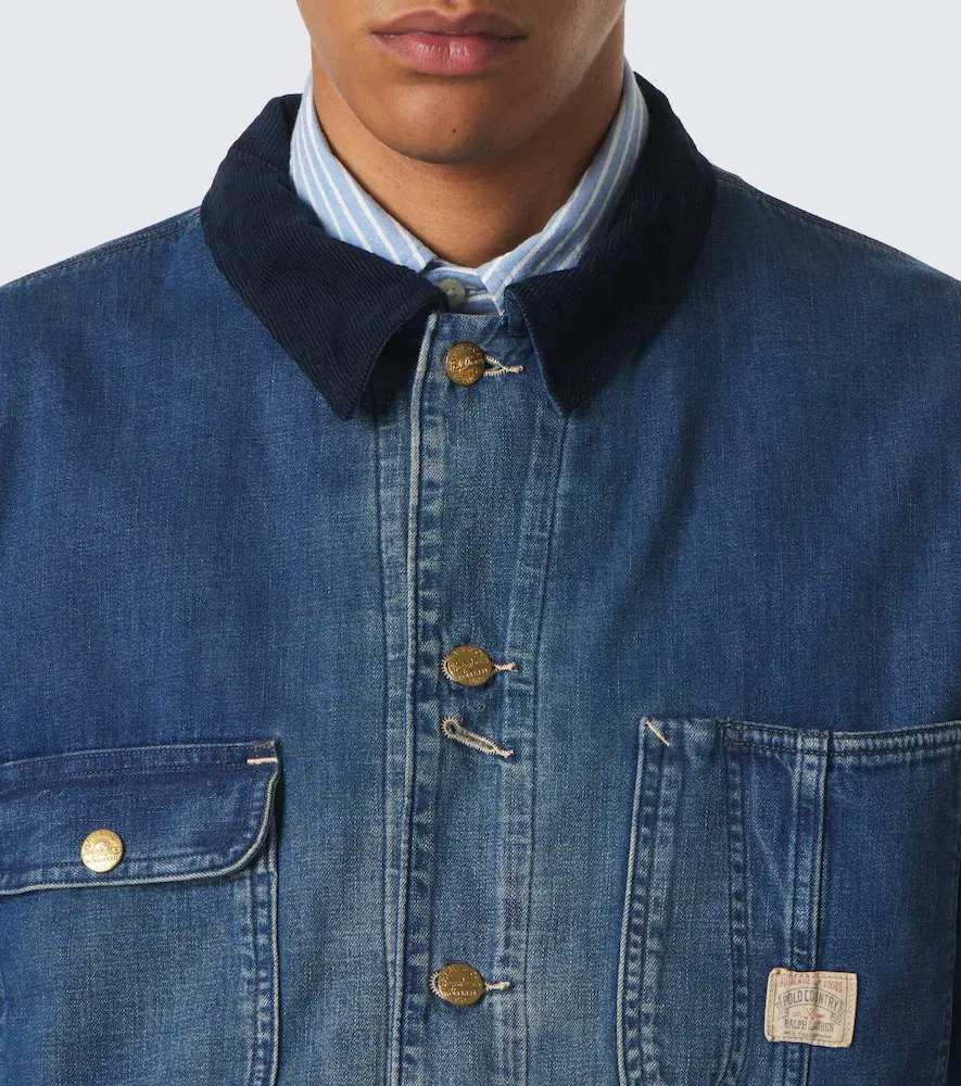 Polo Ralph Lauren Corduroy-trimmed denim jacket | Thumbnail 7