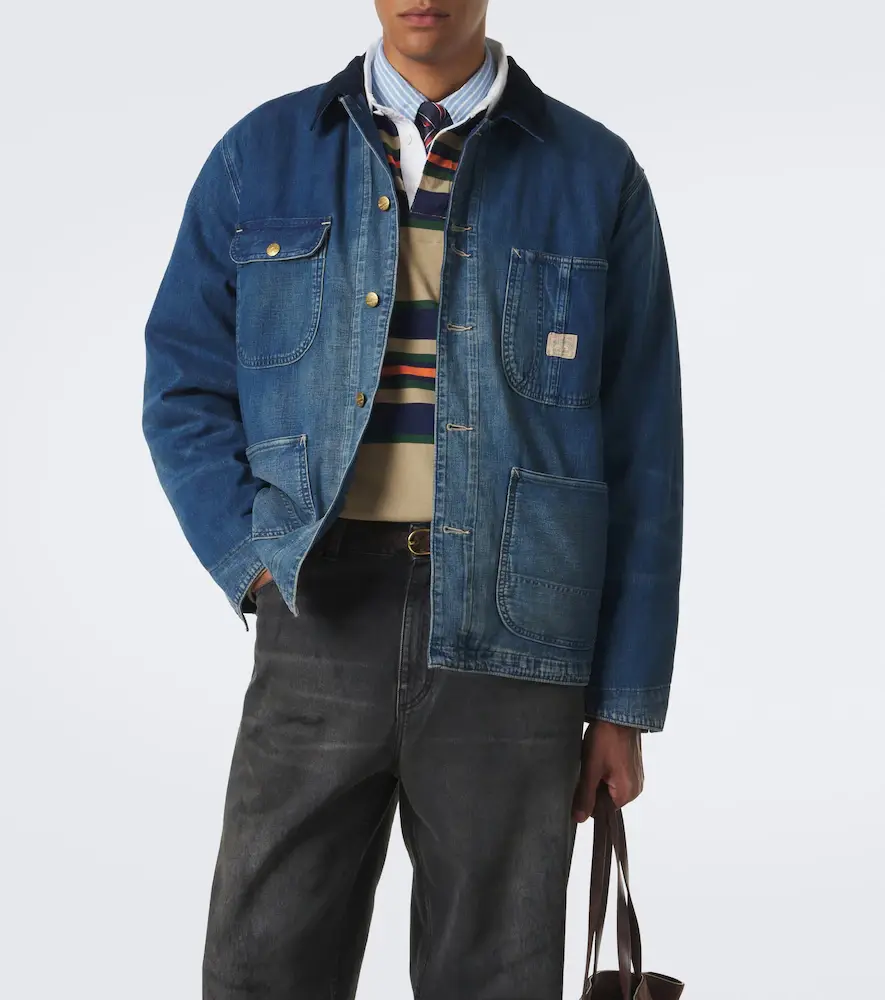 Polo Ralph Lauren Corduroy-trimmed denim jacket | Thumbnail 8