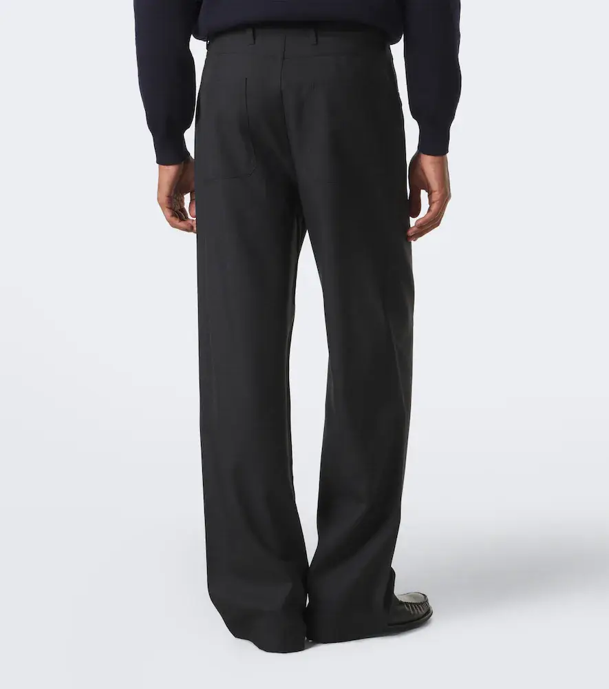 Prada Virgin wool wide-leg pants | Thumbnail 2 Prada Virgin wool wide-leg pants | Thumbnail 2