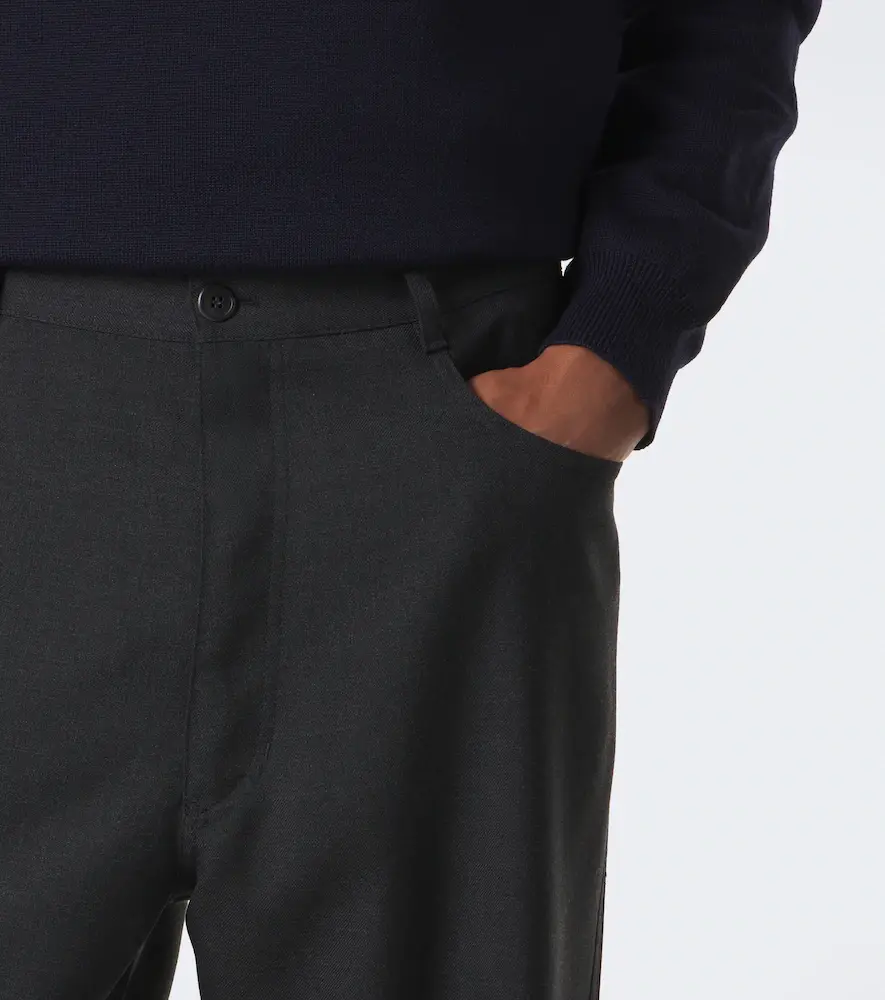 Prada Virgin wool wide-leg pants | Thumbnail 6 Prada Virgin wool wide-leg pants | Thumbnail 6