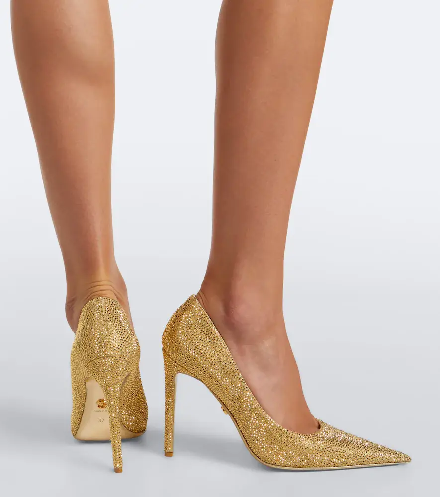 Gucci Donna embellished leather pumps | Thumbnail 5