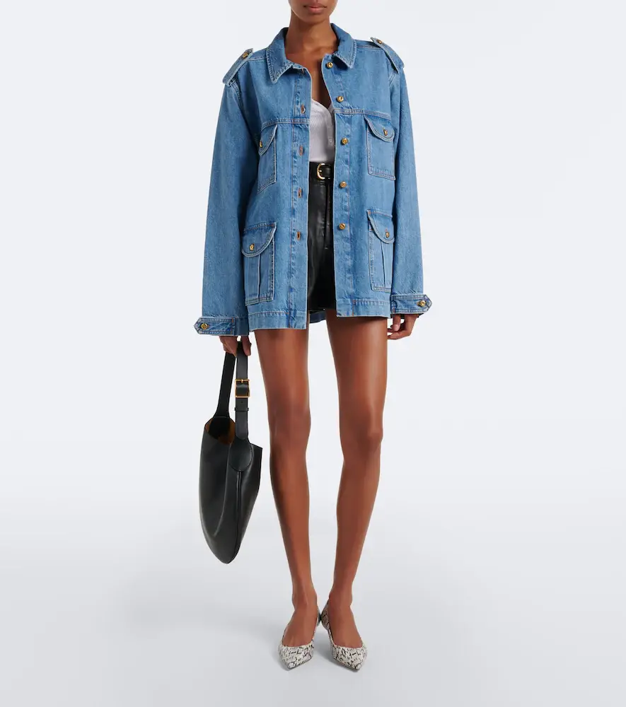 Frame Pleated leather shorts | Thumbnail 5 Frame Pleated leather shorts | Thumbnail 5