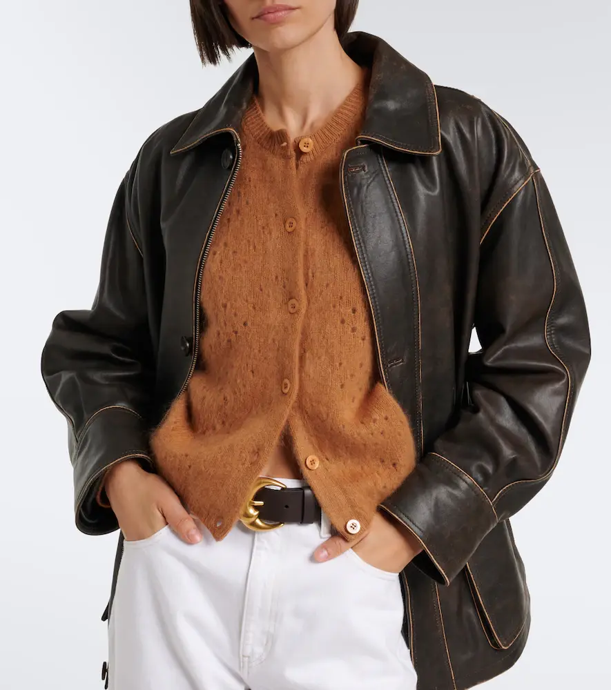 Frame Pointelle wool and cashmere cardigan | Thumbnail 3 Frame Pointelle wool and cashmere cardigan | Thumbnail 3