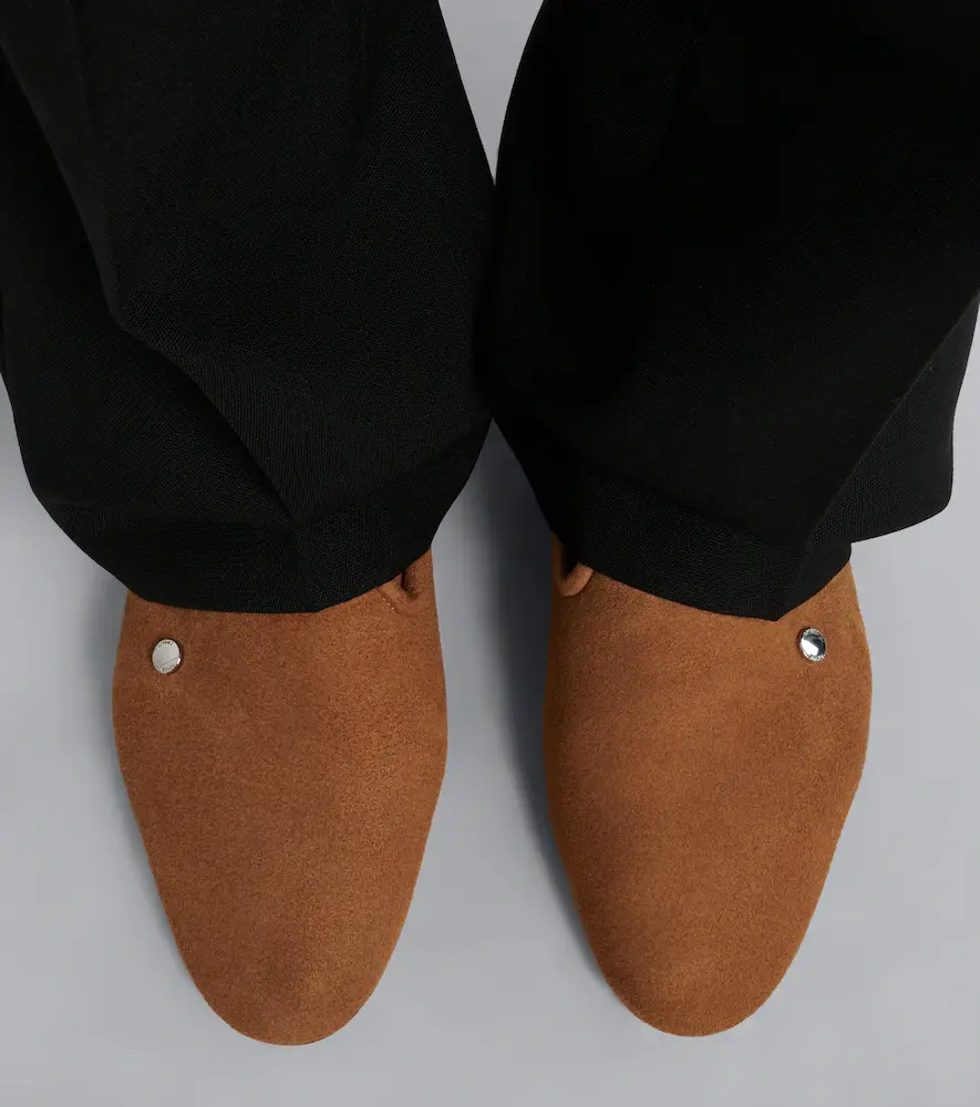 TOTEME Shearling-lined suede loafers | Thumbnail 5