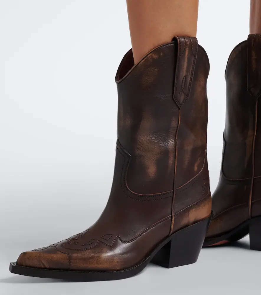 Paris Texas Dakota distressed leather cowboy boots | Thumbnail 5 Paris Texas Dakota distressed leather cowboy boots | Thumbnail 5