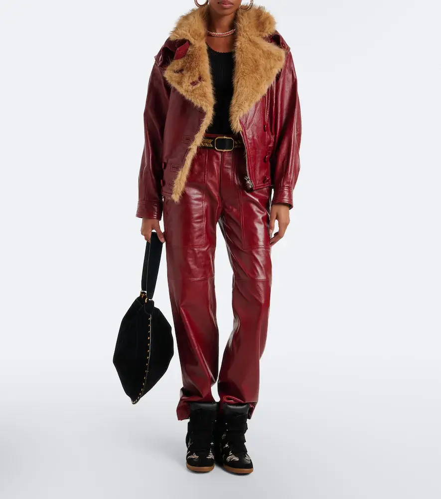 Isabel Marant Bekett calf hair and suede wedge sneakers | Thumbnail 6