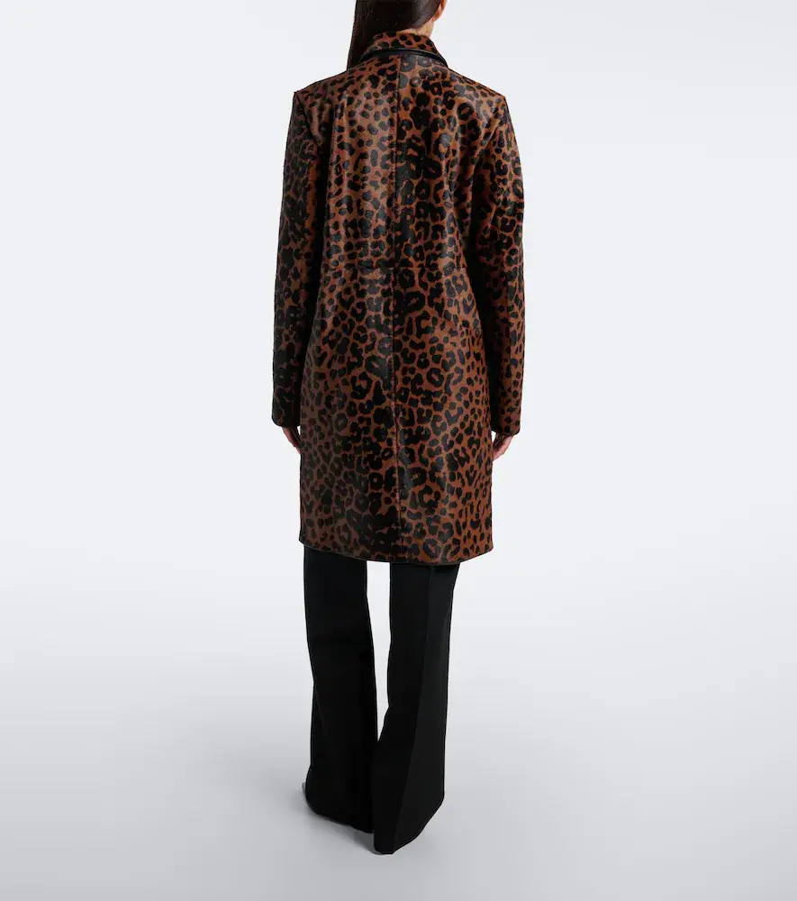 TOTEME Leopard-print calf hair coat | Thumbnail 4