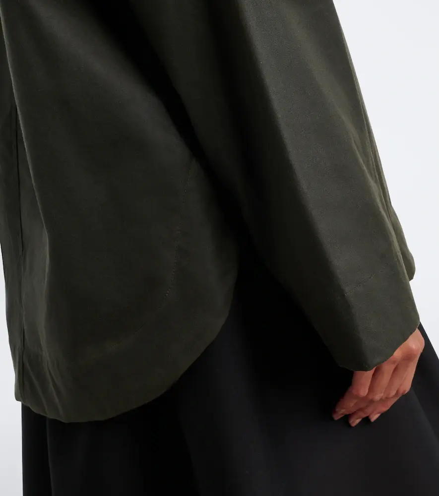 TOTEME Country coated cotton jacket | Thumbnail 4