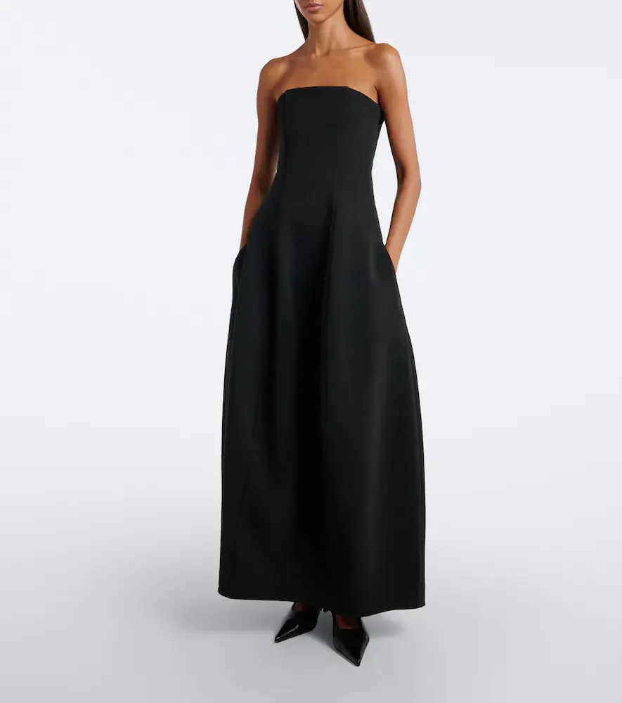 TOTEME Crêpe corset dress | Thumbnail 3 TOTEME Crêpe corset dress | Thumbnail 3