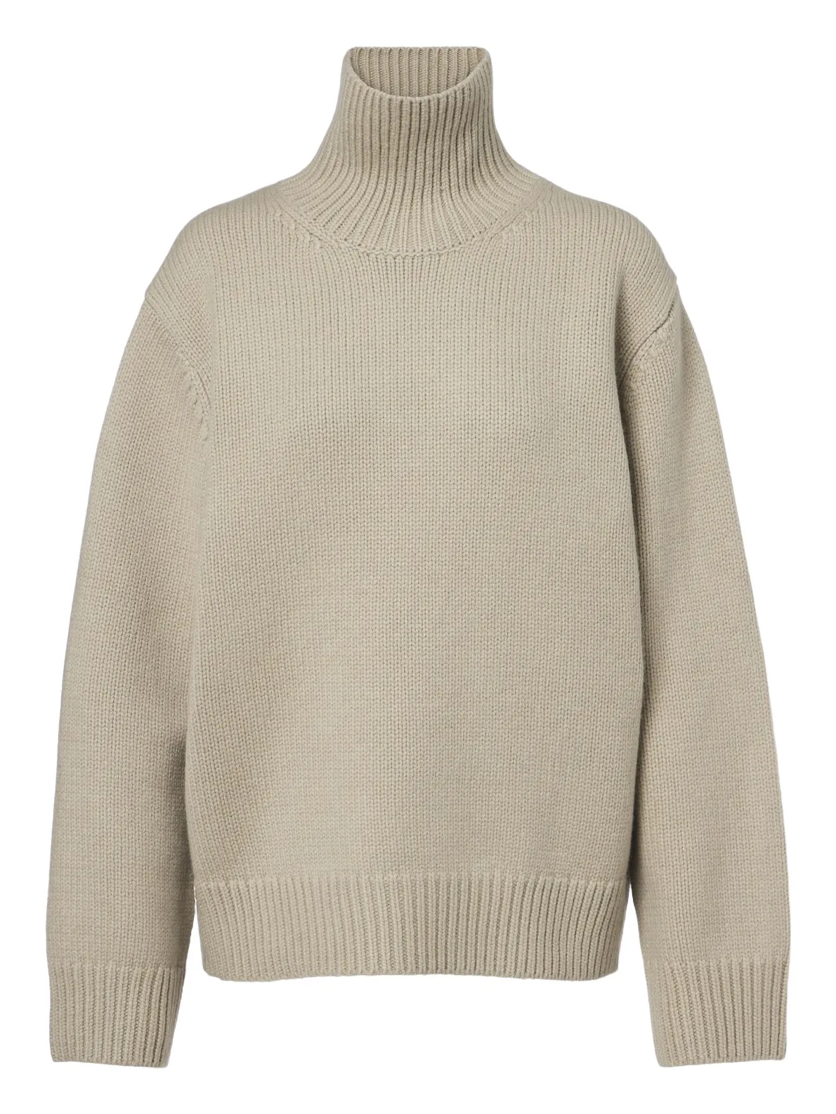 Oversized wool turtleneck sweater