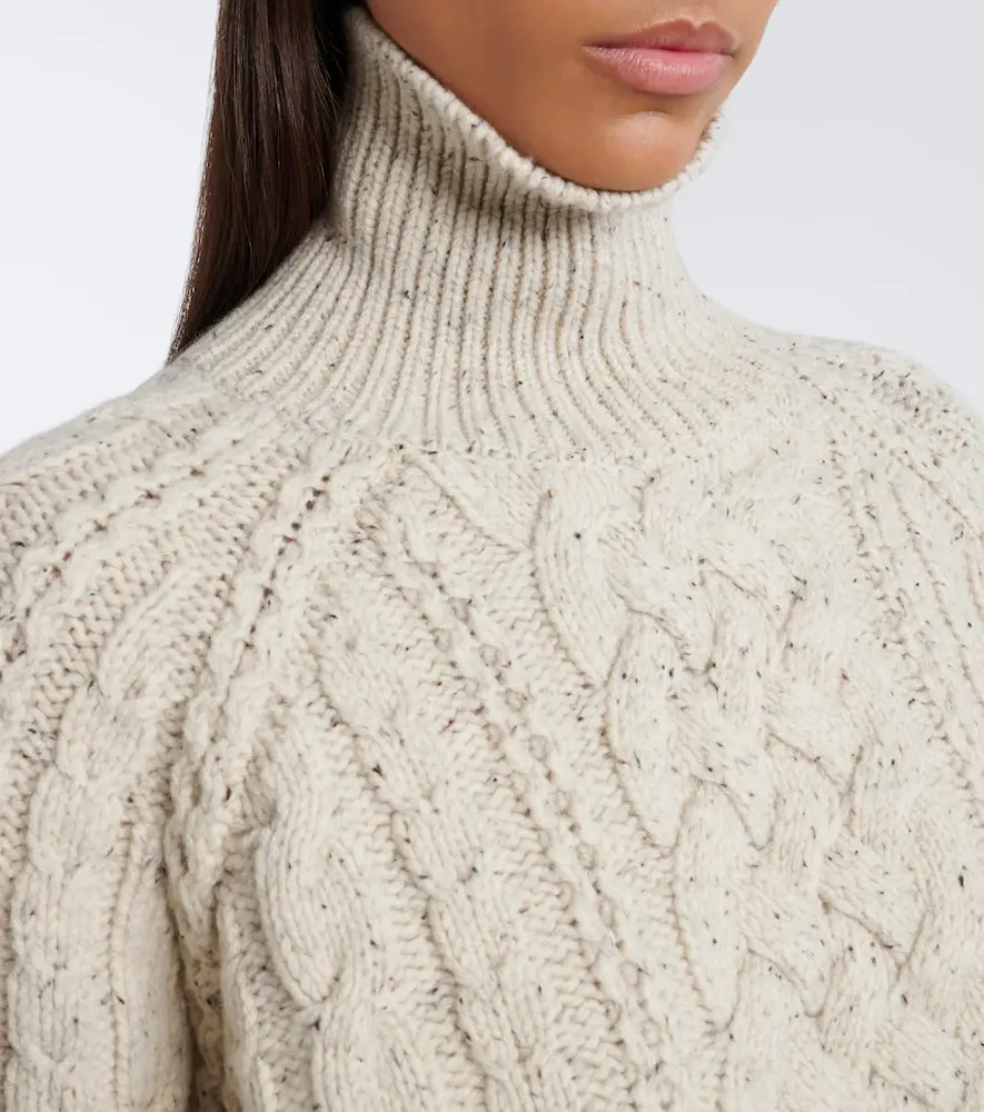 TOTEME Cable-knit wool turtleneck sweater | Thumbnail 6 TOTEME Cable-knit wool turtleneck sweater | Thumbnail 6