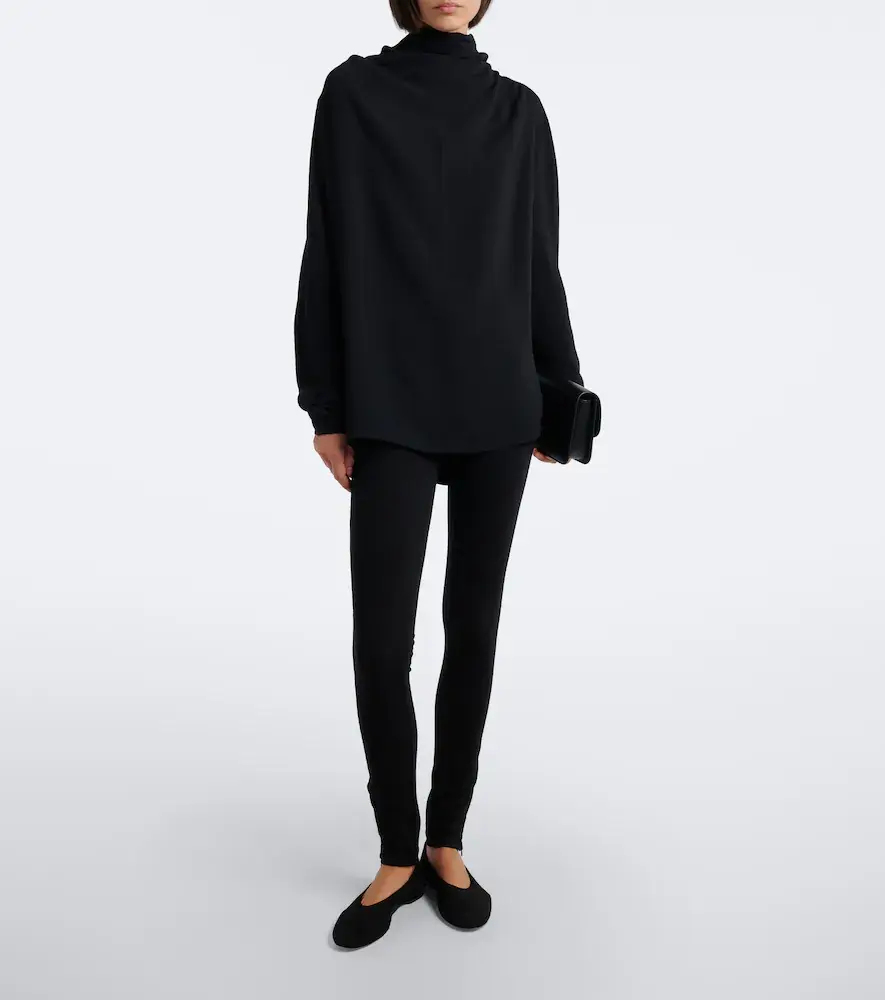 TOTEME Tie-neck satin blouse | Thumbnail 4 TOTEME Tie-neck satin blouse | Thumbnail 4