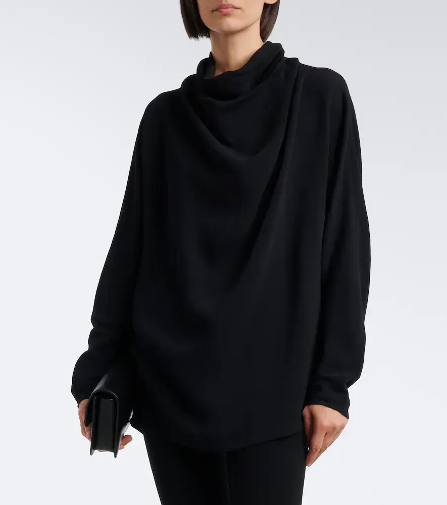 TOTEME Tie-neck satin blouse | Thumbnail 5 TOTEME Tie-neck satin blouse | Thumbnail 5