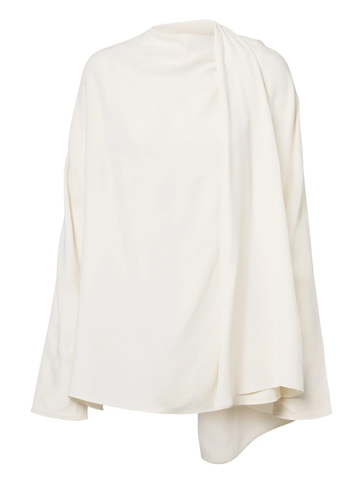 Draped cady blouse Draped cady blouse