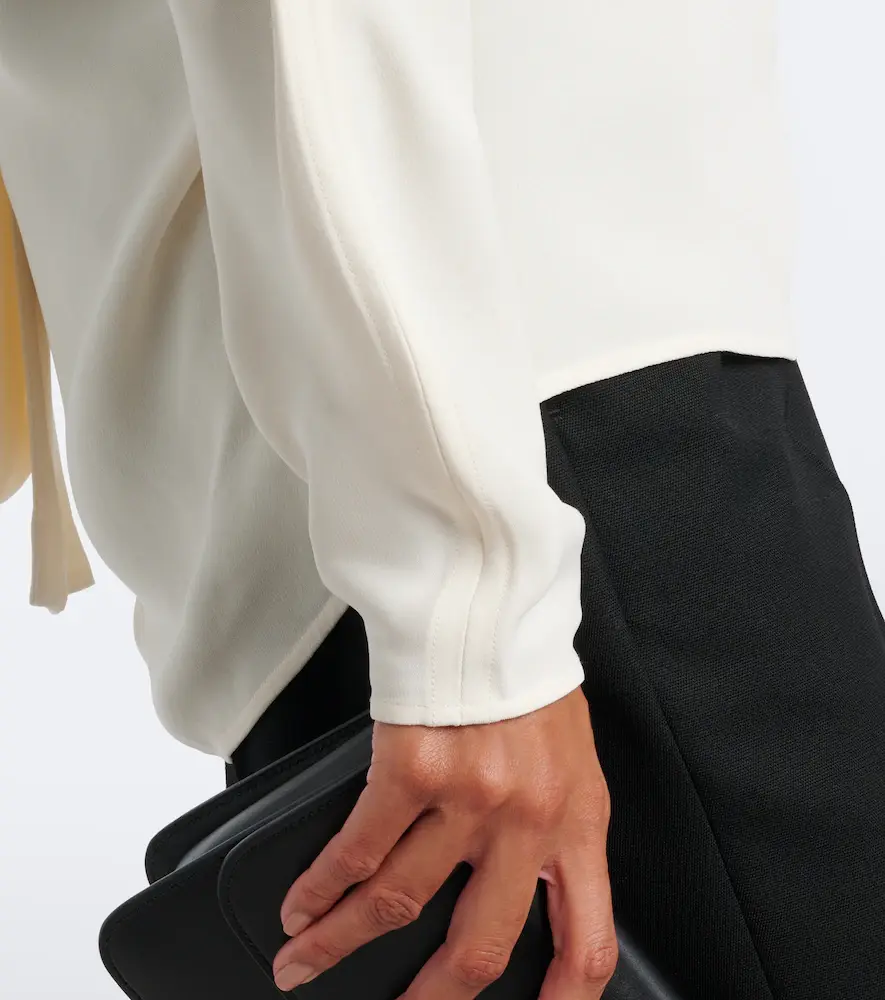 TOTEME Tie-neck satin blouse | Thumbnail 2 TOTEME Tie-neck satin blouse | Thumbnail 2