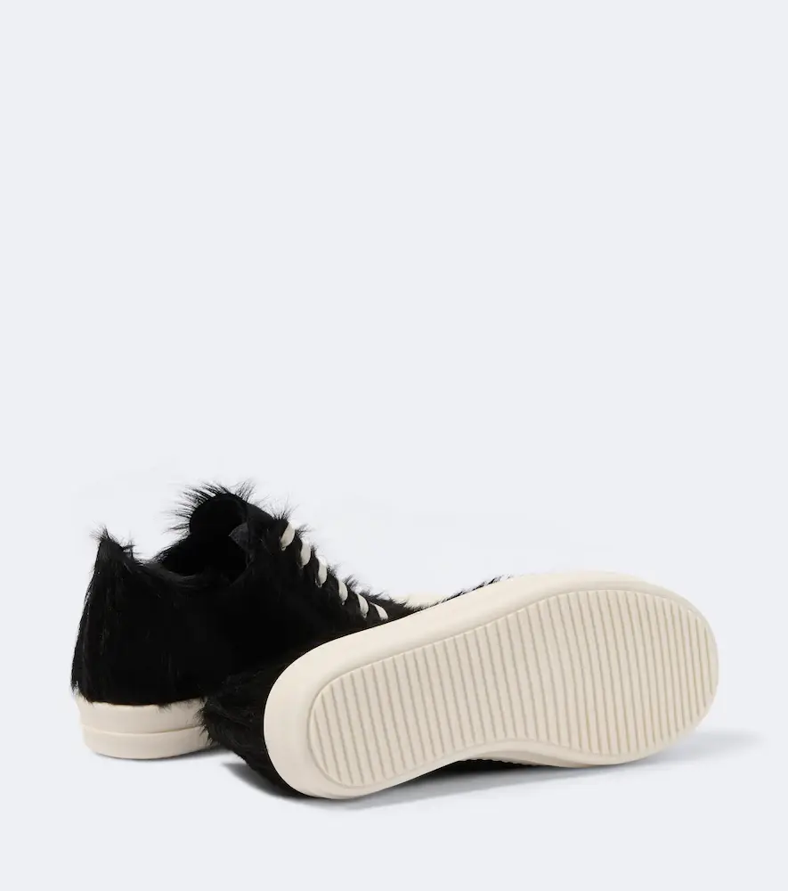 Rick Owens Low Sneaks calf hair sneakers | Thumbnail 6