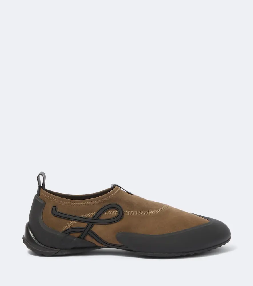 Loewe Grip Aqua suede slip-on shoes | Thumbnail 3 Loewe Grip Aqua suede slip-on shoes | Thumbnail 3