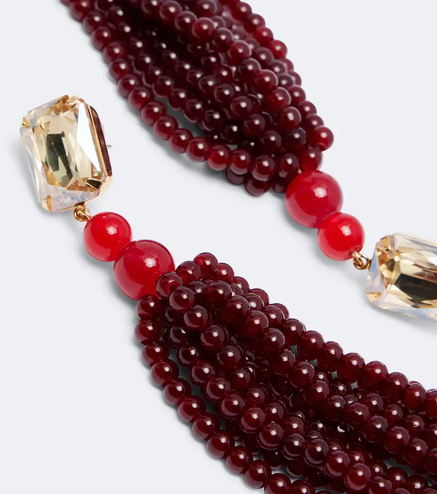 Jennifer Behr Beaded drop earrings | Thumbnail 2