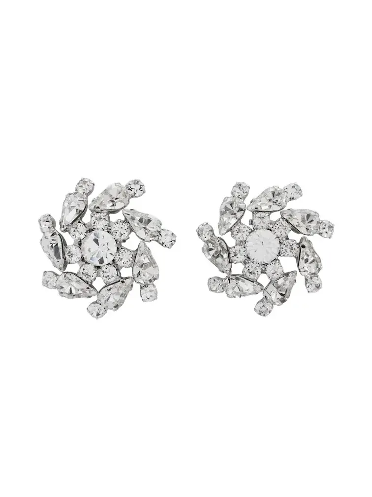Shereen crystal-embellished earrings Shereen crystal-embellished earrings