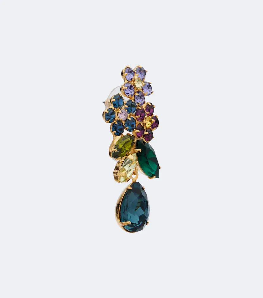 Jennifer Behr Bouquet embellished drop earrings | Thumbnail 2