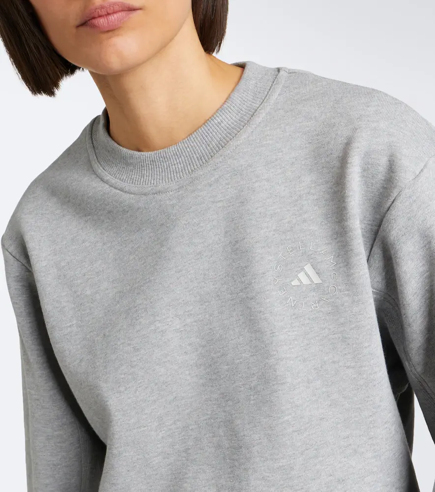 adidas by Stella McCartney Cotton jersey sweatshirt | Thumbnail 6 adidas by Stella McCartney Cotton jersey sweatshirt | Thumbnail 6