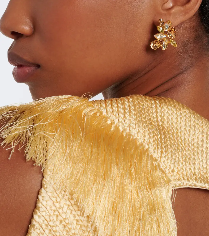 Jennifer Behr Octavia embellished earrings | Thumbnail 5 Jennifer Behr Octavia embellished earrings | Thumbnail 5