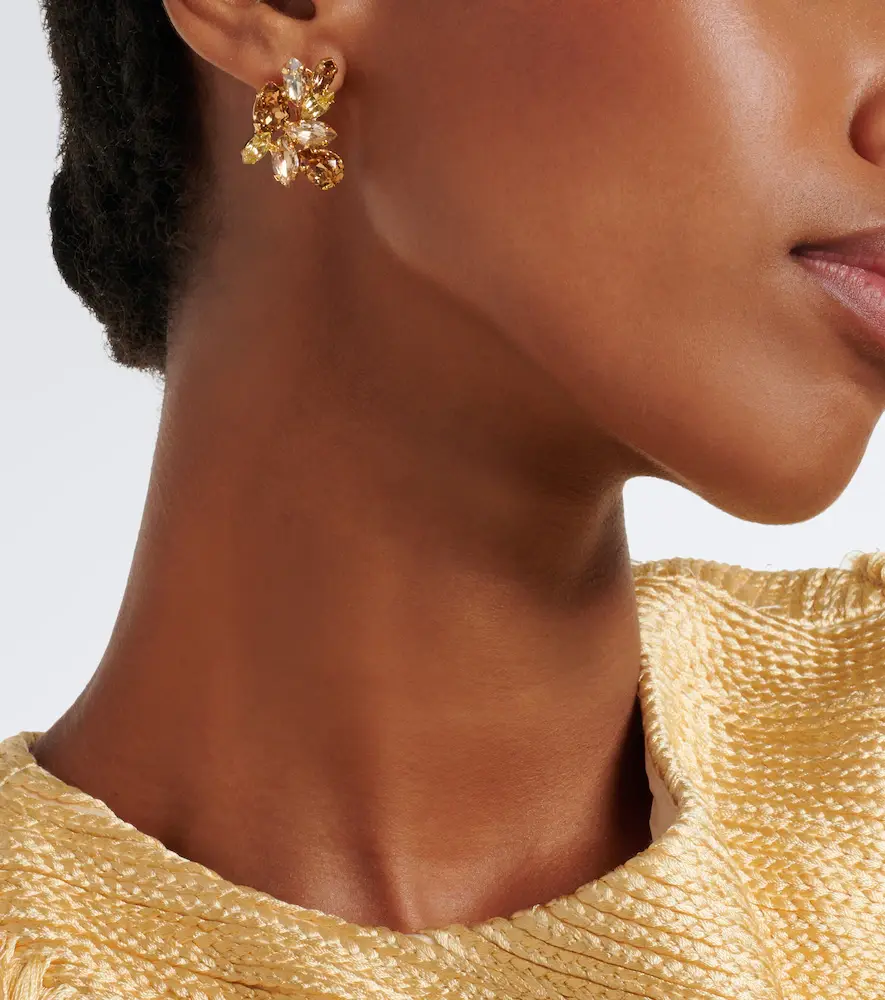 Jennifer Behr Octavia embellished earrings | Thumbnail 6 Jennifer Behr Octavia embellished earrings | Thumbnail 6
