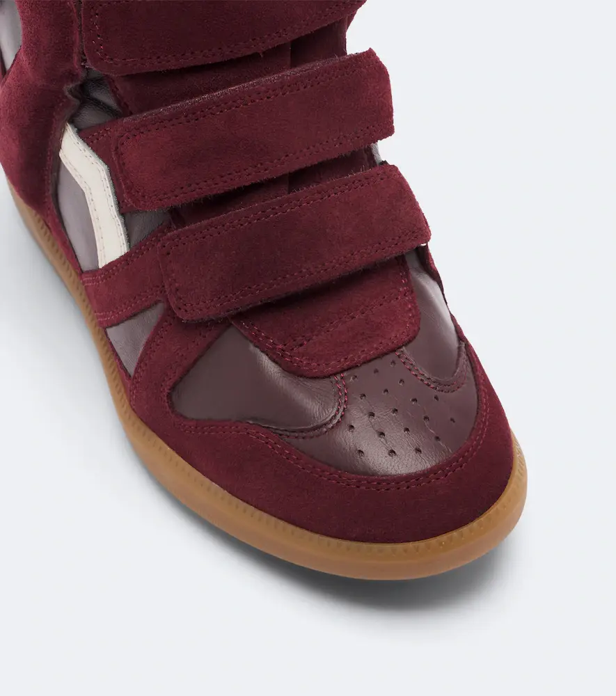 Isabel Marant Bekett leather and suede wedge sneakers | Thumbnail 4 Isabel Marant Bekett leather and suede wedge sneakers | Thumbnail 4