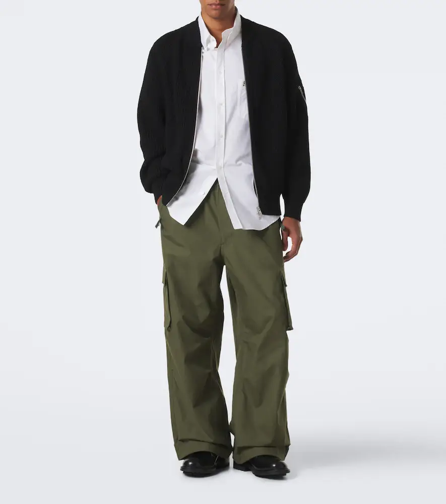 COMME des GARCONS HOMME Comme des Garçons Homme Wool zip-up cardigan | Thumbnail 2