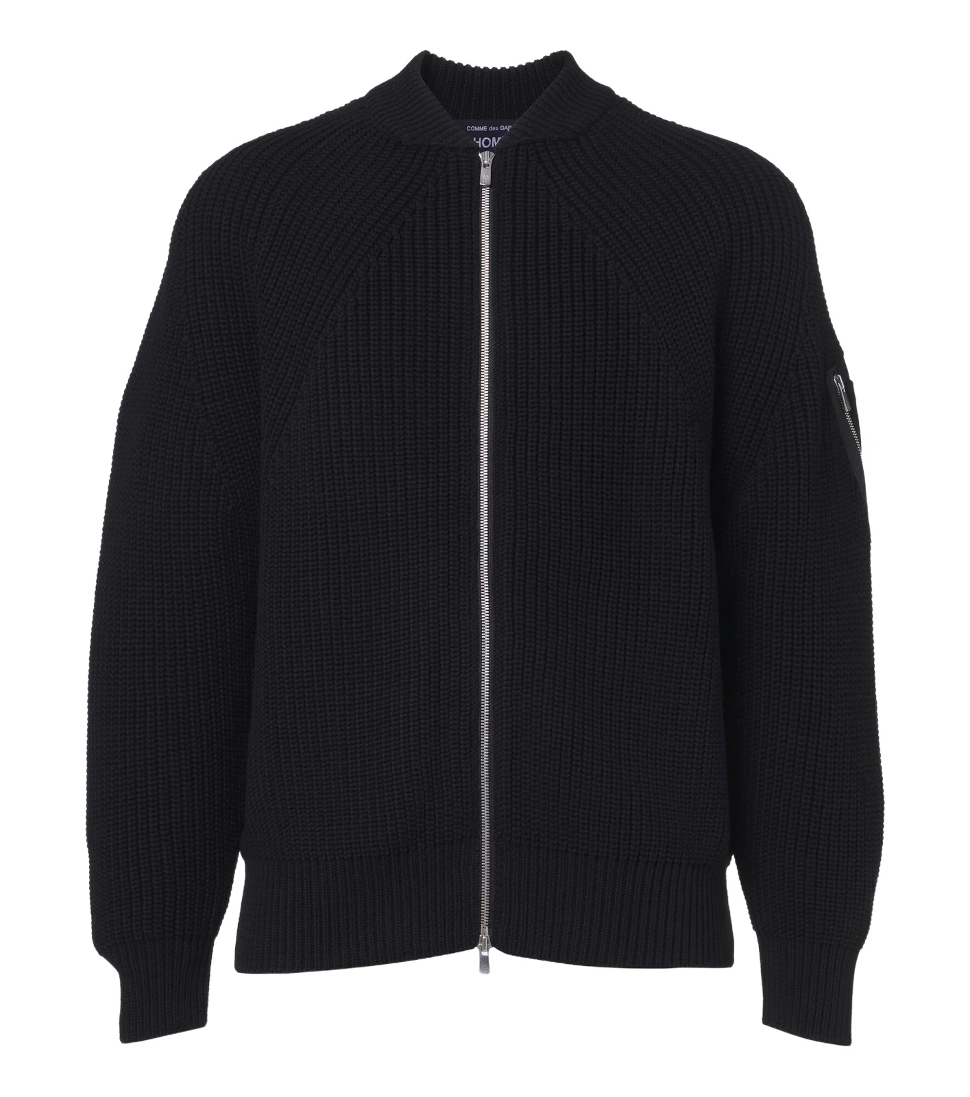 Comme des Garçons Homme Wool zip-up cardigan