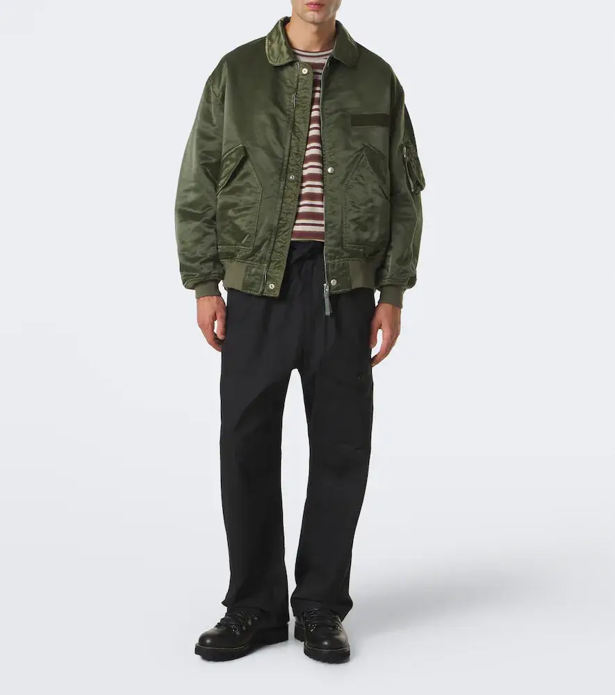 COMME des GARCONS HOMME Comme des Garçons Homme Cotton-blend twill bomber jacket | Thumbnail 2 COMME des GARCONS HOMME Comme des Garçons Homme Cotton-blend twill bomber jacket | Thumbnail 2