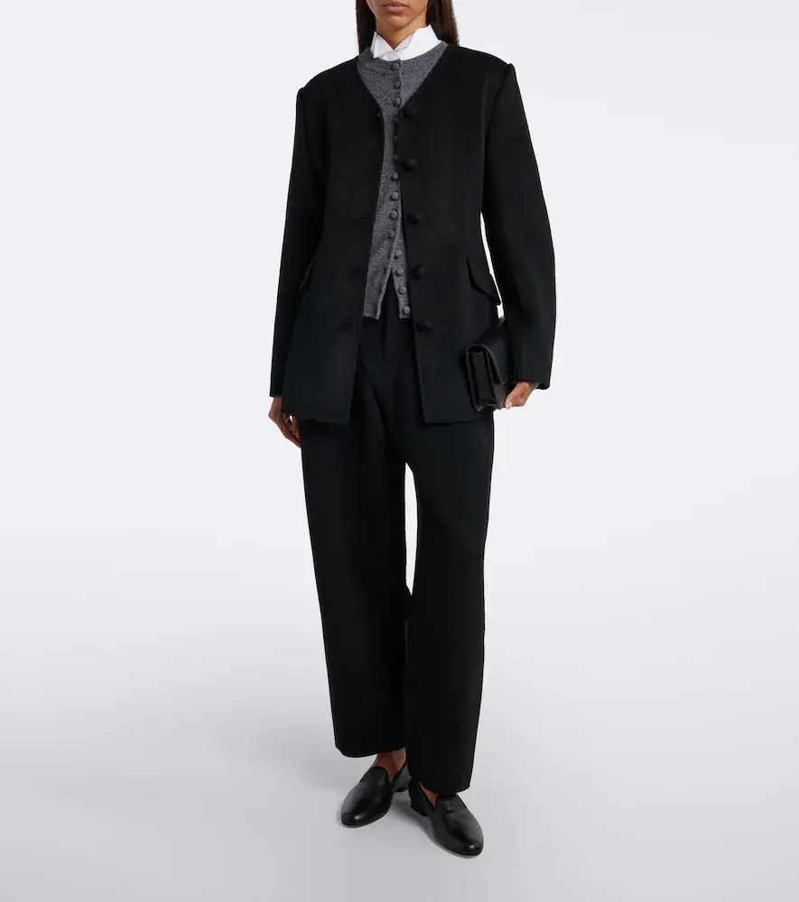 Lisa Yang Doublé wool and cashmere barrel-leg pants | Thumbnail 5