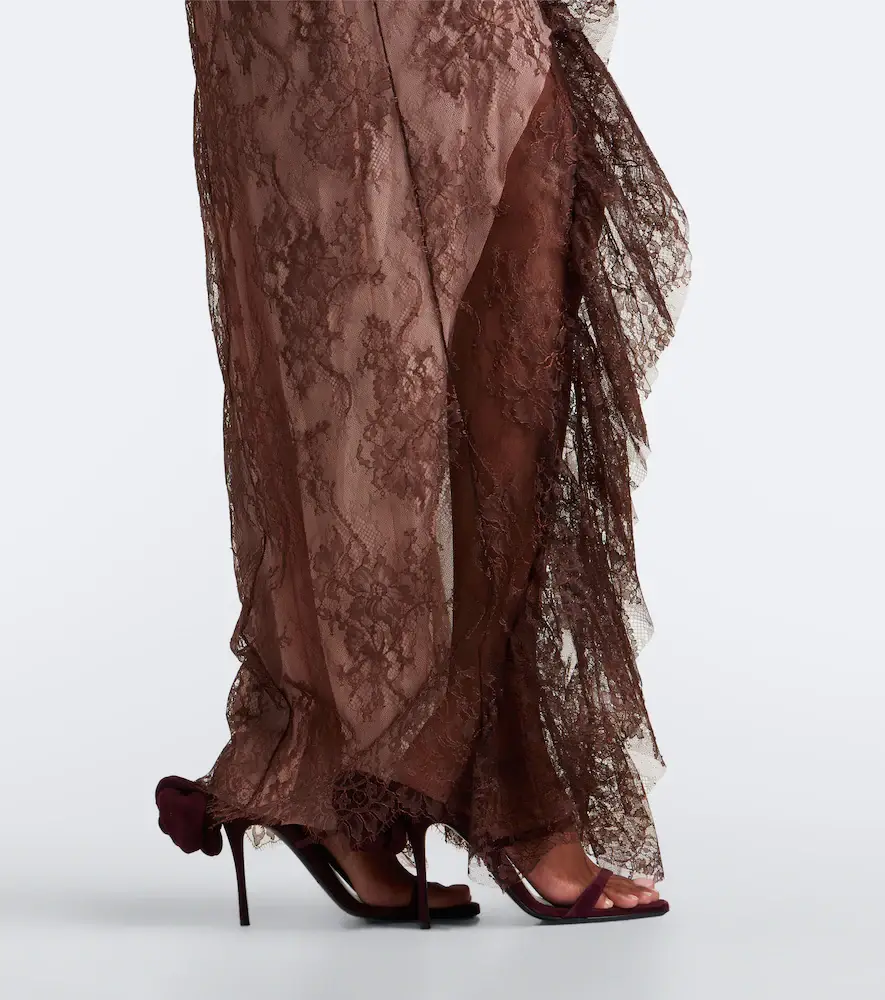 BLUMARINE Ruffled lace gown | Thumbnail 3 BLUMARINE Ruffled lace gown | Thumbnail 3