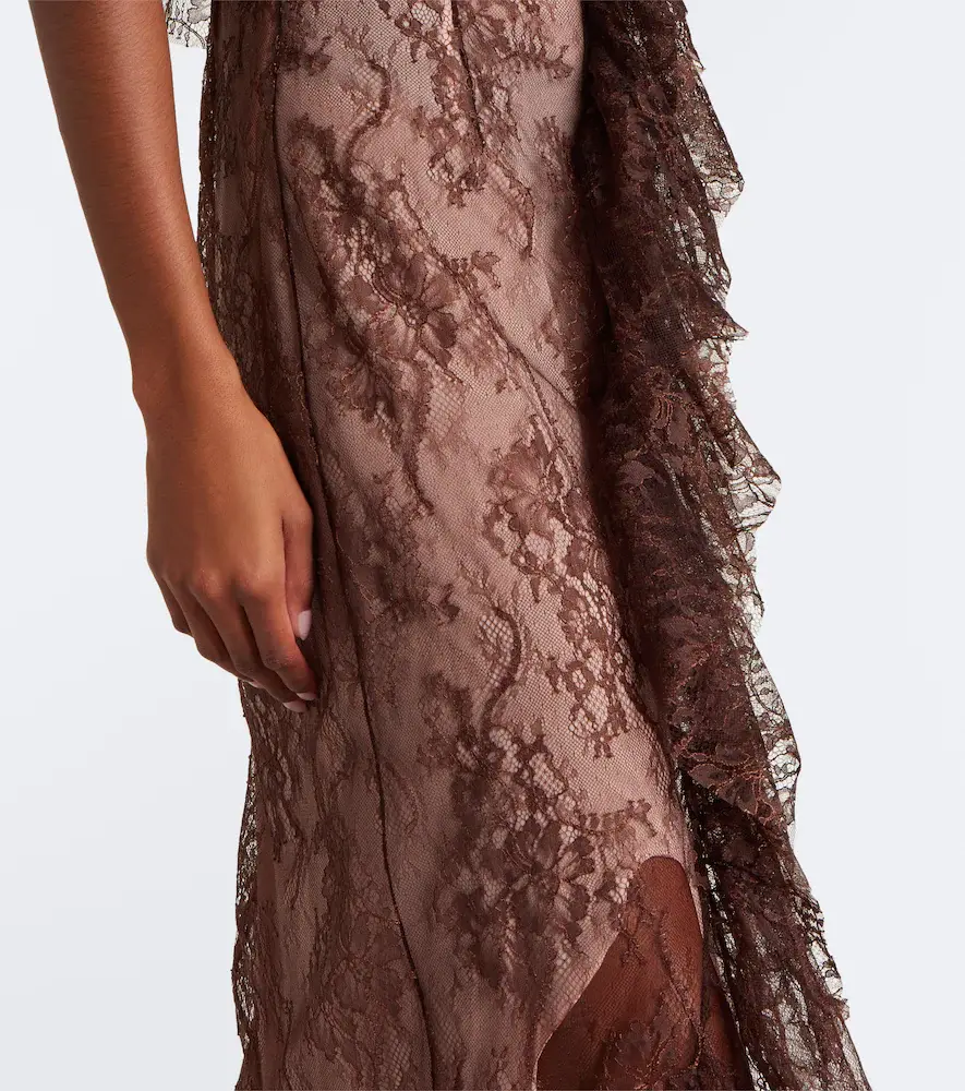 BLUMARINE Ruffled lace gown | Thumbnail 4 BLUMARINE Ruffled lace gown | Thumbnail 4