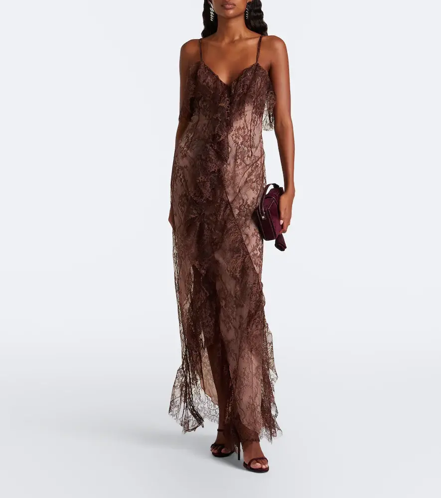 BLUMARINE Ruffled lace gown | Thumbnail 5 BLUMARINE Ruffled lace gown | Thumbnail 5