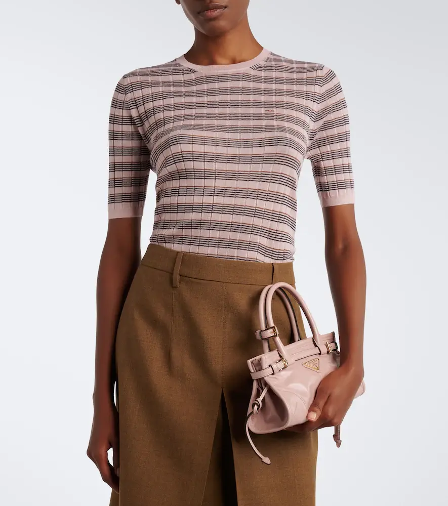 Prada Striped cashmere and silk sweater | Thumbnail 5 Prada Striped cashmere and silk sweater | Thumbnail 5
