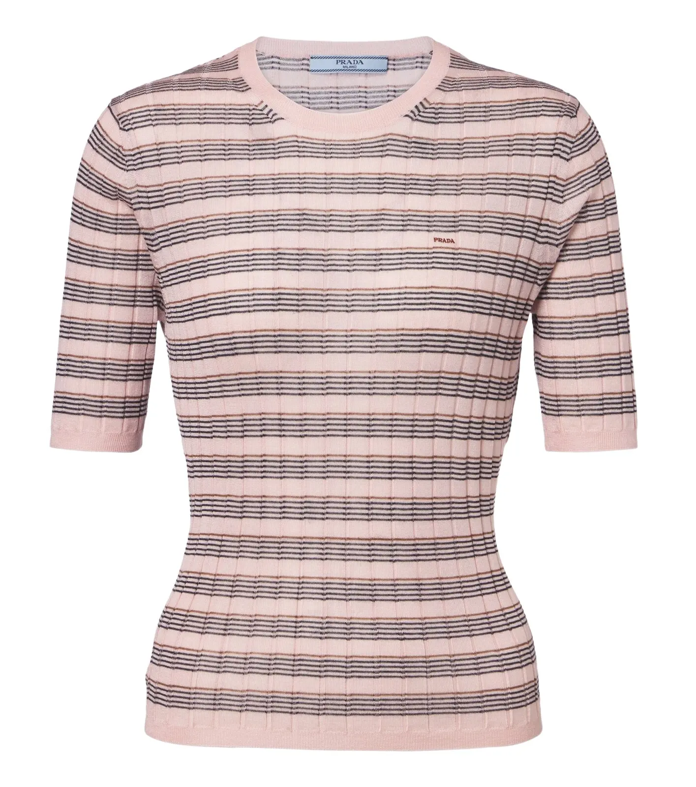Prada Striped cashmere and silk sweater