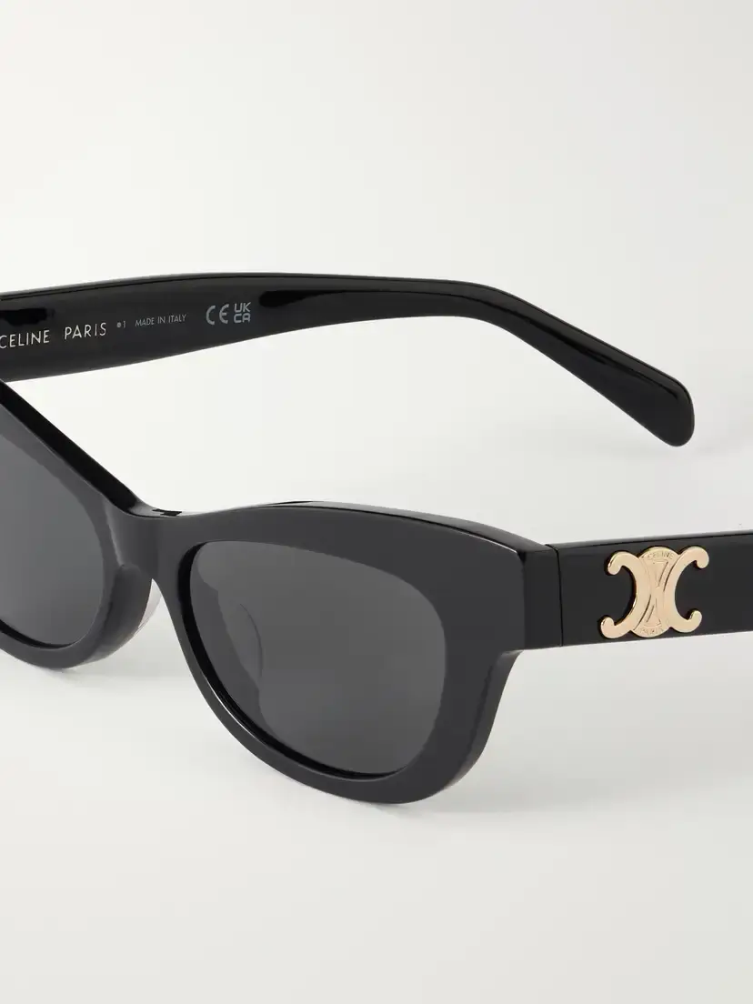 CELINE Eyewear Triomphe Cat-eye Acetate Sunglasses | Thumbnail 4 CELINE Eyewear Triomphe Cat-eye Acetate Sunglasses | Thumbnail 4
