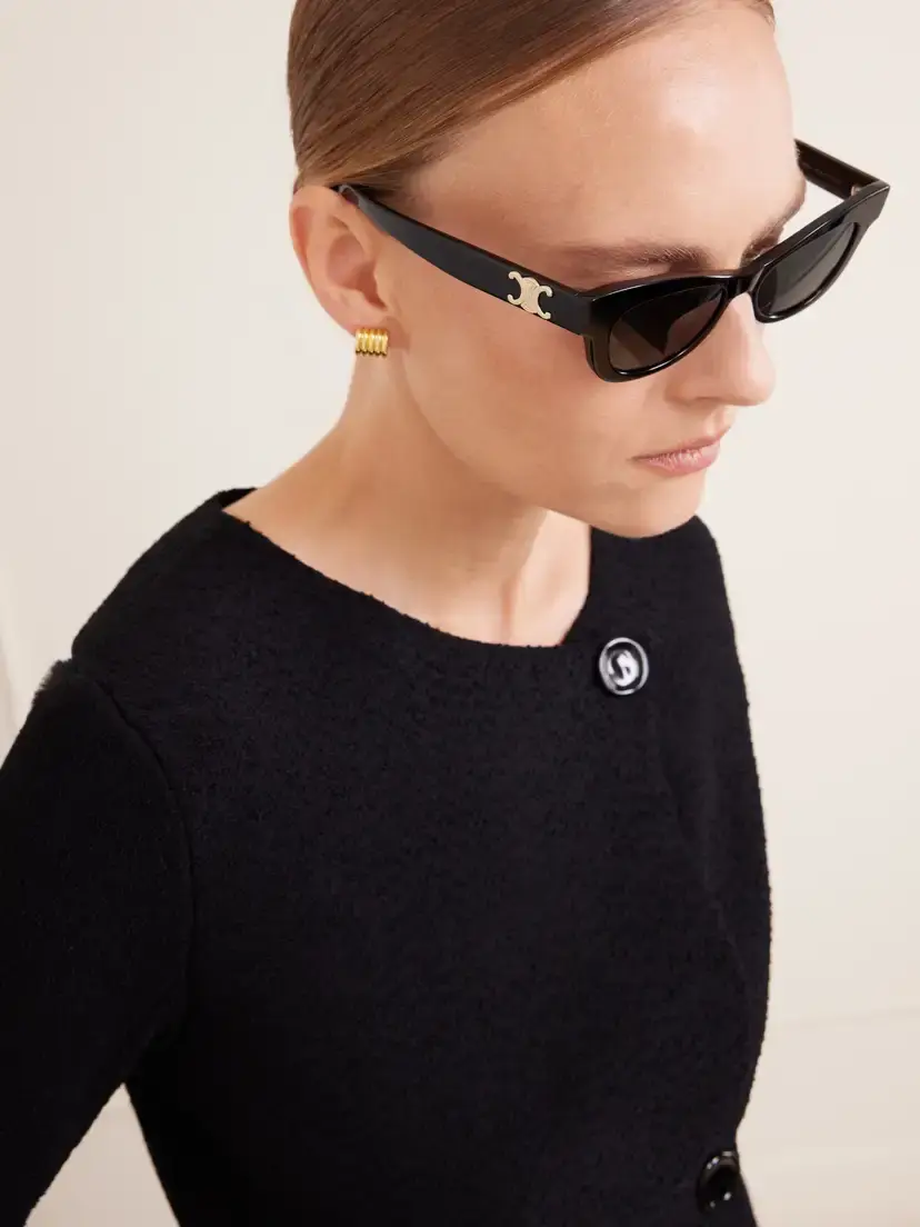 CELINE Eyewear Triomphe Cat-eye Acetate Sunglasses | Thumbnail 5 CELINE Eyewear Triomphe Cat-eye Acetate Sunglasses | Thumbnail 5